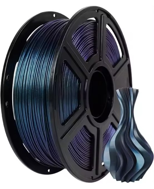 2024 Flashforge PLA Pro Color Changing Filament 1.75mm 1KG Multicolor PLA For 3D Printing Printer Pen Burnt Titanium / Nebula Purple