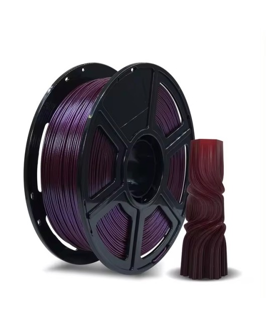 2024 Flashforge PLA Pro Color Changing Filament 1.75mm 1KG Multicolor PLA For 3D Printing Printer Pen Burnt Titanium / Nebula Purple