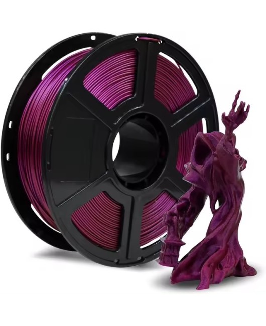 2024 Flashforge PLA Pro Color Changing Filament 1.75mm 1KG Multicolor PLA For 3D Printing Printer Pen Burnt Titanium / Nebula Purple