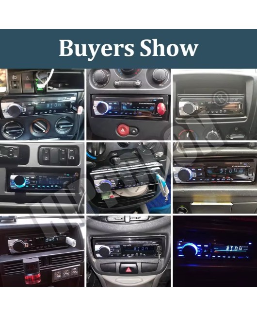 Car Radio 1 din Stereo Multimedia MP3 Player Digital Bluetooth FM ISO Power Aux Input USB Bluetooth Universal Autoradio