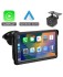 Hippcron CarPlay Android Auto Car Radio Multimedia Video Player 7inch Portable Touch Screen With USB AUX For Rear View Camera