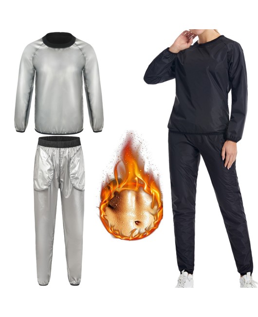 Sauna Suit Women Durable Gym Workout Sauna Jacket Pants Sweat Suits