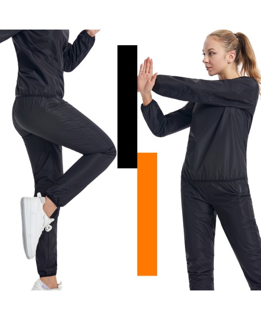 Sauna Suit Women Durable Gym Workout Sauna Jacket Pants Sweat Suits