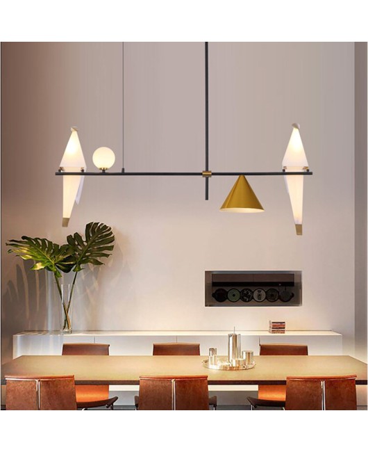 Scandinavian Restaurant Birds Thousand Paper Cranes Modern Pendant Light