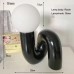 Postmodern Retro Resin Desk Lamp Fashionable Atmosphere Bedroom Bedside Table Lamp Glass Ornament Desk Lamp Artistic Desk Lamp