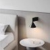 Italian minimalist bedroom bedside aluminum cone wall lamp hotel background wall staircase aisle wall lamp