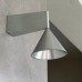 Italian minimalist bedroom bedside aluminum cone wall lamp hotel background wall staircase aisle wall lamp