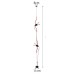 Flos Italian living room bedroom bedside lamp sofa corner decoration LED pendant light E27 3.5m height adjustable
