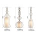 LED Big Nobles Modern Pendant Lamps White Black Bird Cage Hanging Pendant Lights Fixture LED Big Nobles Modern Pendant Lamps White Black Bird Cage Hanging Pendant Lights Fixture