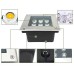 Square LED Underground Light 3W/4W/5W/6W/9W/12W/16W/24W/36W LED Outdoor Ground Light Garden Path Buried Yard Lamp AC85-265V IP67
