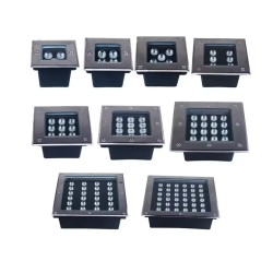Square LED Underground Light 3W/4W/5W/6W/9W/12W/16W/24W/36W LED Outdoor Ground Light Garden Path Buried Yard Lamp AC85-265V IP67