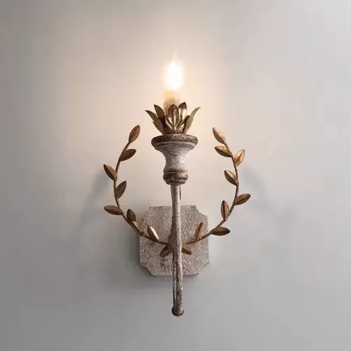 American country French pastoral retro old solid wood wall lamp living room dining hall corridor bedroom Wall Lighting American country French pastoral retro old solid wood wall lamp living room dining hall corridor bedroom Wall Lighting
