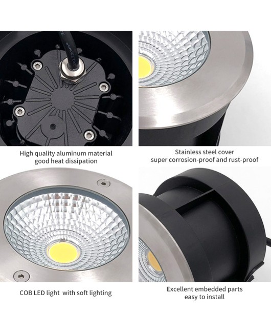 5W Outdoor In-Ground LED Cob Underground Lamp IP65 Driveway Light inground COB underground lights for Road Application