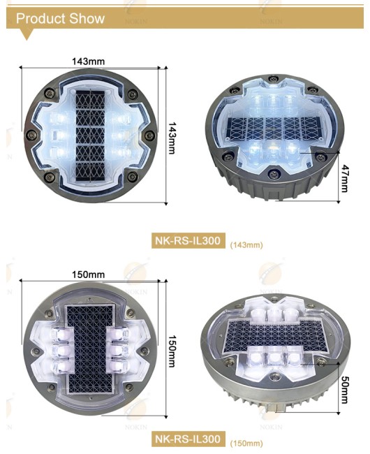 DPWH Approved 6 LEDs Solar Cat Eye Road Marker Light G105 4Way IL300 Solar Road Studs