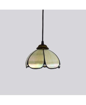 20CM8 inch Euro Tiffany minimalist Mediterranean warm yellow corridor balcony pendant light