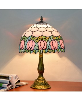 Europa Tiffany Colored Glass Living Room Dining Room Bedroom Bedhead Desk Lamp Bar Club Decorative Lighting Countryside