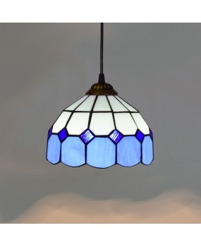 20CM Europa Tiffany Blue Mediterranean Restaurant Clubhouse Internet Cafe Corridor Balcony Pendant Glass Light