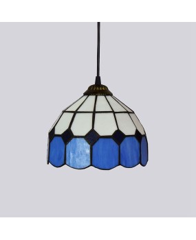 20CM Europa Tiffany Blue Mediterranean Restaurant Clubhouse Internet Cafe Corridor Balcony Pendant Glass Light