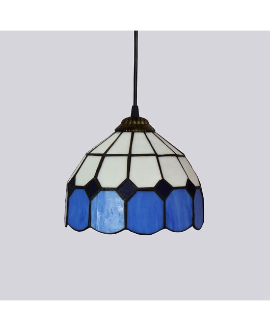 20CM Europa Tiffany Blue Mediterranean Restaurant Clubhouse Internet Cafe Corridor Balcony Pendant Glass Light