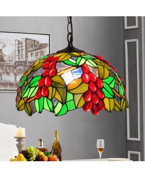 Europa Tiffany Vintage Colored Glass Restaurant Chandelier Bar Clubhouse Internet Cafe Countryside Bedroom Yang Desk Lamp