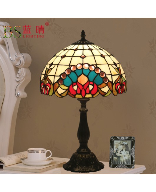 Foreign trade cross-border direct sales export Di European Baroque desk lamp, bedroom bedside lamp, study room, bar, hotel decoration table