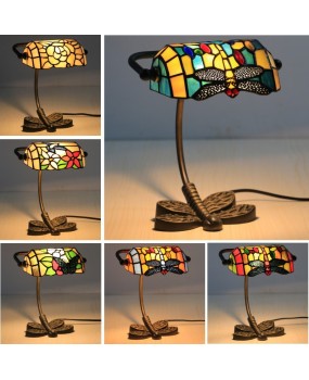 Cross border foreign trade: United States, Japan, France, United Kingdom, Germany, Spain, Netherlands, Creative Small Desk Lamp, Tiffany Bank Lamp