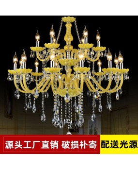 European style living room, dining room, candles, crystal chandeliers, internet cafes, KTV hotels, guest rooms, dining bars, decorative lighting fixtures, spot wholesale