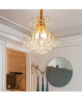 Minimally modern crystal chandelier, wrought iron circular chandelier, dining room, bedroom, dressing room, hallway, foyer, small chandelier, wholesale