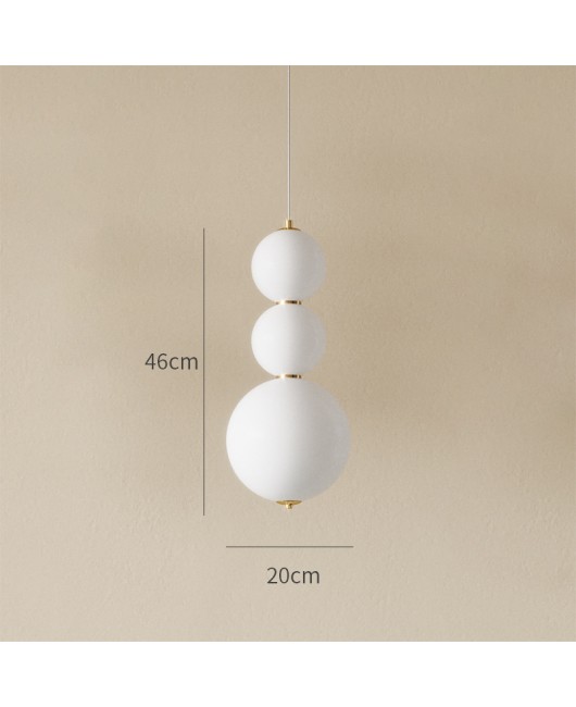 Modern bedroom bedside light luxury living room dining room study beauty salon pearl lamp hotel designer decorative pendant light