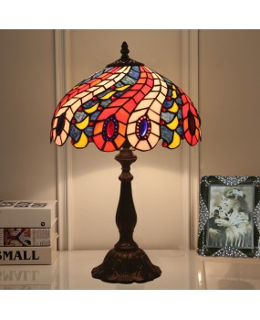 Cross border direct sales Tiffany lighting Tiffany desk lamp, bedside lamp, bedroom, restaurant, bar, coffee shop lamp