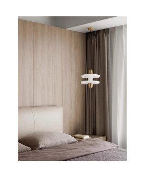 Modern minimalist Spanish marble lamp bedroom headboard pendant light modern light luxury high-end feeling restaurant pendant light design sense