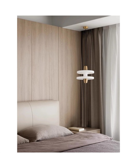 Modern minimalist Spanish marble lamp bedroom headboard pendant light modern light luxury high-end feeling restaurant pendant light design sense