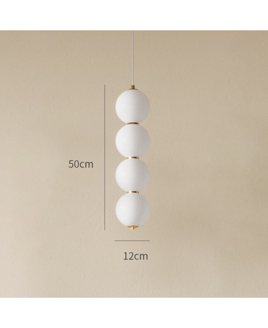 Modern bedroom bedside light luxury living room dining room study beauty salon pearl lamp hotel designer decorative pendant light