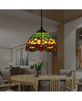 Cross border exclusive 8-inch Di European style dragonfly pendant light, retro creative and personalized bar counter, booth, corridor, Vanni