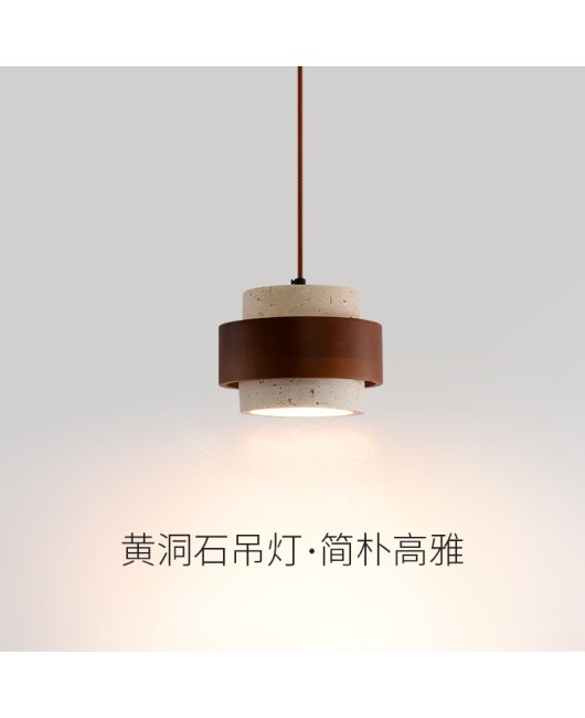 Middle aged bed head bedroom pendant light can be raised and lowered, giving a sense of luxury. Retro Wabi Sabi style American bar counter, study room, dining room lighting fixtures