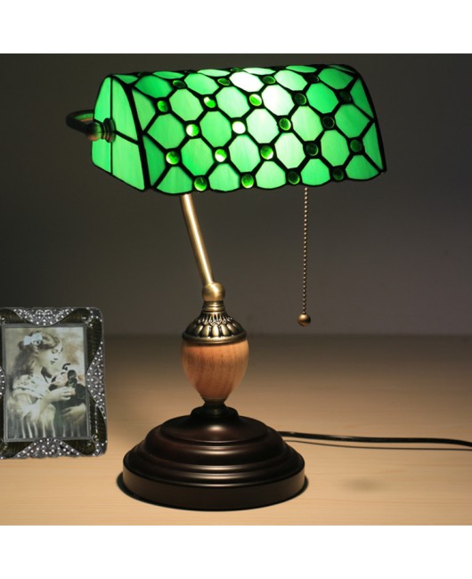 Cross border foreign trade Le Yi Tiffany Bank lamp United States Canada Mexico United Kingdom France Germany desk lamp