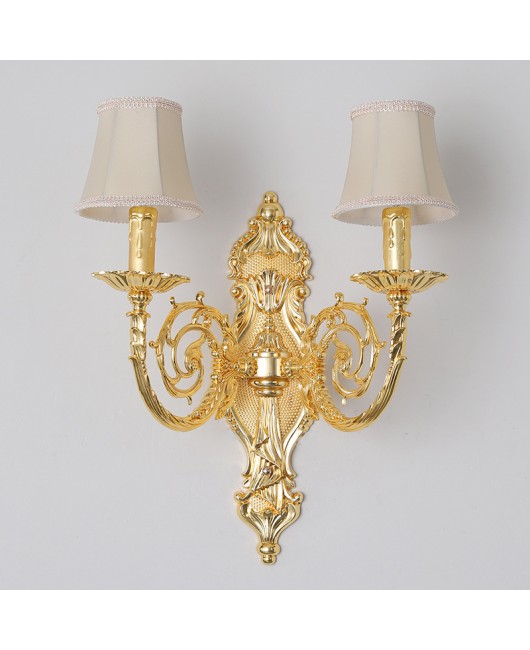 European zinc alloy wall lamp bedroom bedside lamp living room background wall lamp hotel corridor corridor decorative wall lamp