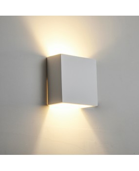 Minimalist modern wall lamp, bedroom creative bedside lamp, square gypsum hallway, living room, TV background wall lamp