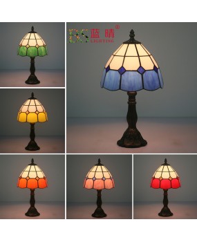 Cross border Tiffany table lamp, Tiffany desk lamp, bedroom bedside lamp, American minimalist and fashionable bar lamp