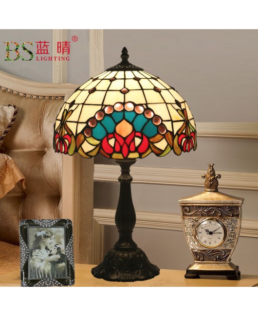 Foreign trade cross-border direct sales export Di European Baroque desk lamp, bedroom bedside lamp, study room, bar, hotel decoration table