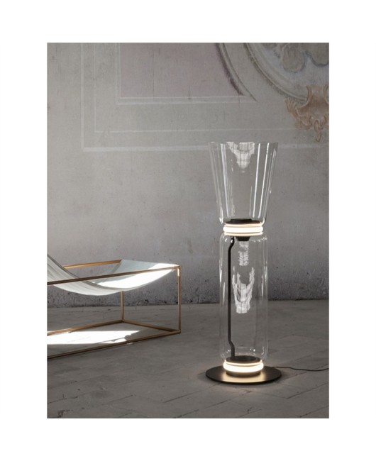 Italian Milan designer Nordic minimalist glass floor lamp, living room sofa, bedroom headboard, model room table lamp