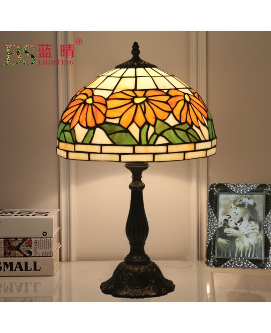 Cross border direct export Tiffany European desk lamp Brazil Argentina Chile Brazil countryside creative retro desk lamp