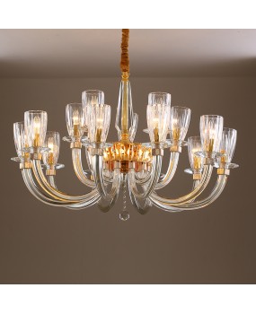 European style crystal chandelier, grand living room light, minimalist bedroom light, dining room crystal light, hotel villa lobby, study room chandelier