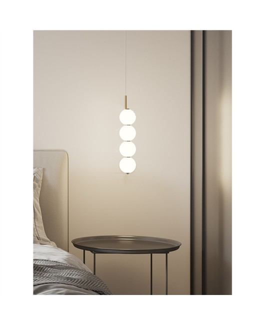 Modern bedroom bedside light luxury living room dining room study beauty salon pearl lamp hotel designer decorative pendant light