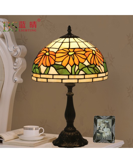 Cross border direct export Tiffany European desk lamp Brazil Argentina Chile Brazil countryside creative retro desk lamp