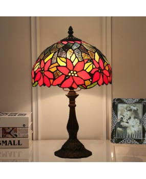 Cross border direct sales of 10 inch Tiffany European desk lamp, retro creative bedroom bedside lamp, study room bar lamp