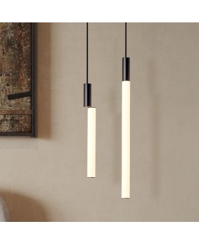 Italian creative combination island counter, bar counter, dining room, study room, bedroom, bedside hanging line light, designer, minimalist pendant light