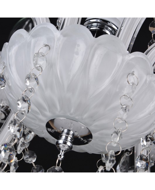 European crystal chandelier, living room light, bedroom chandelier, simple modern study light, home decor, dining room candle lighting, wholesale