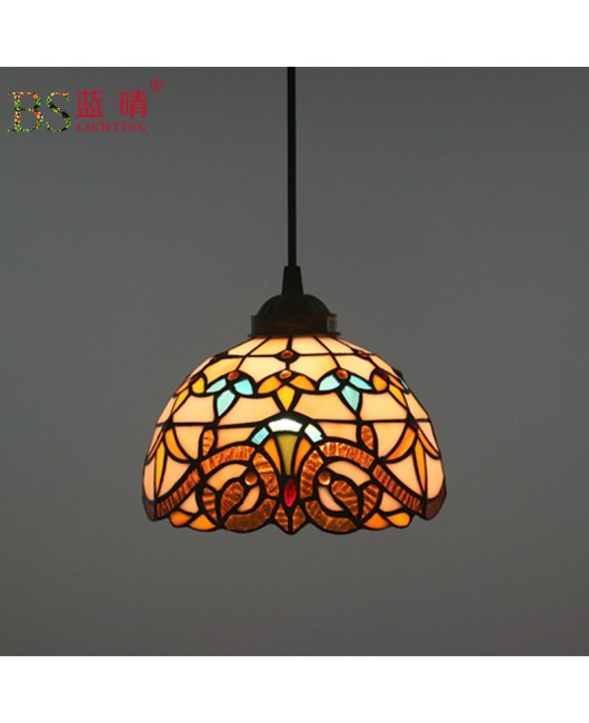 Cross border European retro style pendant light bedroom restaurant light bar coffee shop creative Baroque booth bar counter pendant light