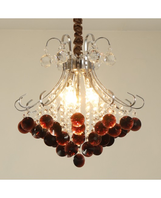 European crystal chandelier bedroom entrance small chandelier modern restaurant creative clothing room corridor lighting wholesale